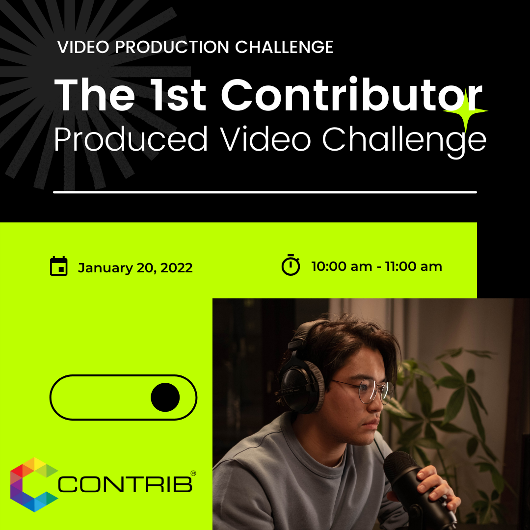 Help Us Create The First Contributor Produced Webinar